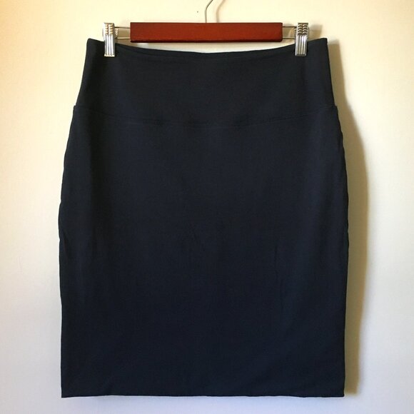 Kaffe Black Stretchy Pull-on Jersey Penny Skirt - L - Picture 3 of 16